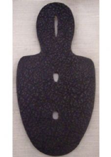 Supporto fregio in cuoio per placca R. P