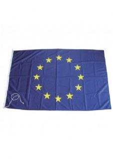 Bandiera Europa  tessuto Fiocco di Poliestere F.to 100x150