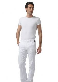 Pantalone uomo Claudio 100% cotone bianco tg. S-XXXL