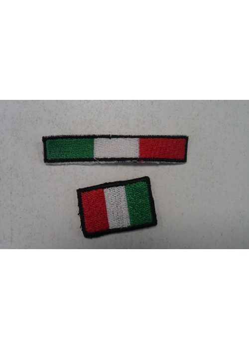 Etichetta bandiera Italia - dimensioni 5x1 cm; 3x2 cm