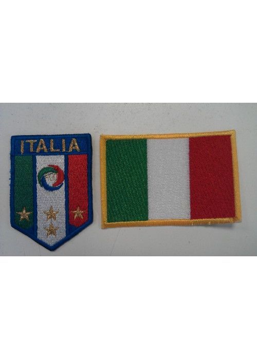 Etichetta bandiera Italia - grande
