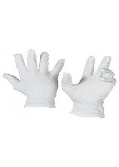 Confezione 12 paia di guanti, bianchi, in 100% cotone