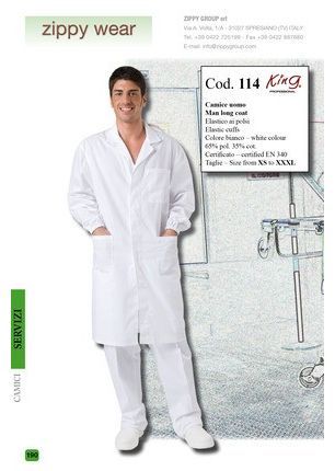 Camice uomo Misto Cotone, colore bianco Camice uomo Misto Cotone, colore bianco
