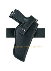 Fondina estrazione rapida cordura nero per Beretta 84F da cintura per medio auto Fondina estrazione rapida cordura nero per Beretta 84F da cintura per medio auto