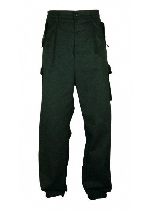Pantalone operativo Mod. L07 GAB M/COT 65% PL 35% COT BLU con cerniera ed elastico