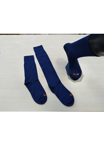 CALZA LEGGERA LUNGA MAGLIA LISCIA  IN TESSUTO DRYARN E LYCRA  BLU