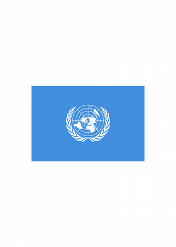 Bandiera ONU  tessuto Nautico F.to 100x150