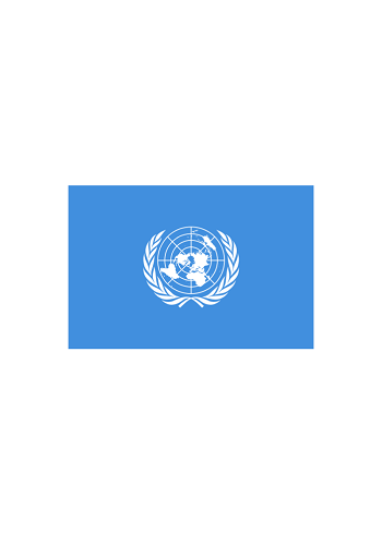 Bandiera ONU  tessuto Nautico F.to 150x225